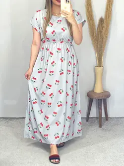 پیراهن طرح گیلاسی کد 4057
