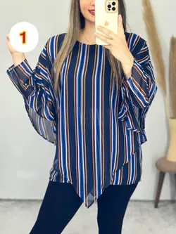 شومیز حریر شنلی کد 3271