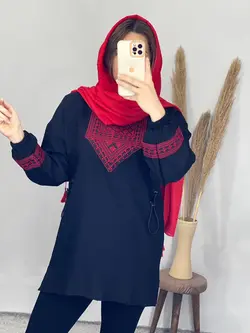 شومیز مانتویی سنتی مارال کد 3275