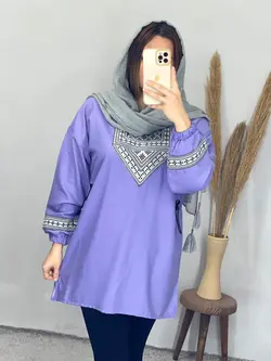 شومیز مانتویی سنتی مارال کد 3275