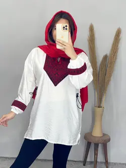 شومیز مانتویی سنتی مارال کد 3275