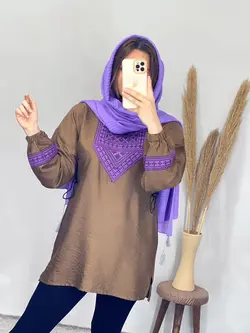 شومیز مانتویی سنتی مارال کد 3275