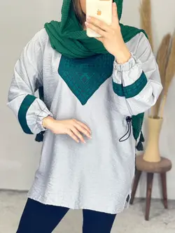 شومیز مانتویی سنتی مارال کد 3275