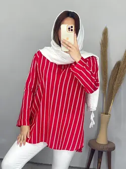 شومیز یفه دار متین کد 3280