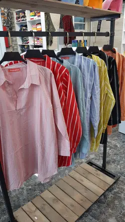 شومیز یفه دار متین کد 3280