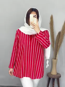 شومیز یفه دار متین کد 3280