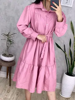 پیراهن عروسکی دکمه دار کد 4033