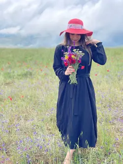 پیراهن مانتویی ساغر کد 4103