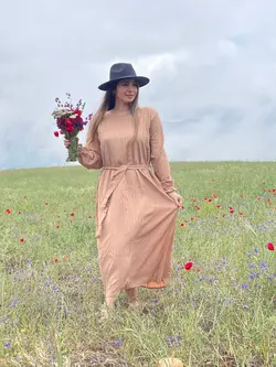 پیراهن مانتویی ساغر کد 4103