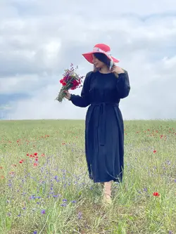 پیراهن مانتویی ساغر کد 4103