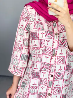 مانتو لینن ترنم کد 5087