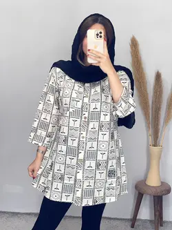 مانتو لینن ترنم کد 5087