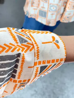 مانتو لینن ترنم کد 5087