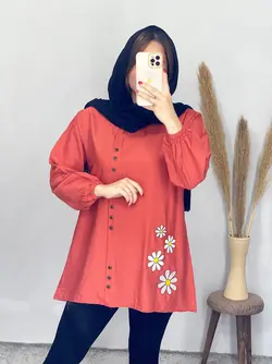 تونیک گلدوزی شده باران کد 7104