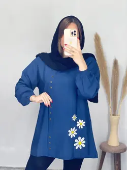تونیک گلدوزی شده باران کد 7104