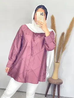 مانتو طرح لوزی کد 5104