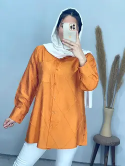 مانتو طرح لوزی کد 5104