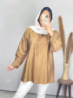 مانتو طرح لوزی کد 5104