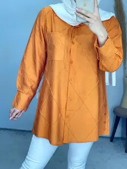 مانتو طرح لوزی کد 5104