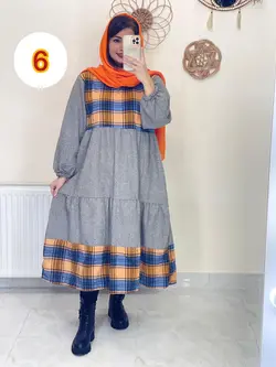 پیراهن پاییزه کد 4113