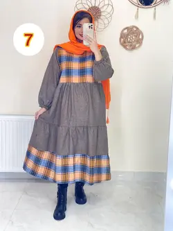 پیراهن پاییزه کد 4113