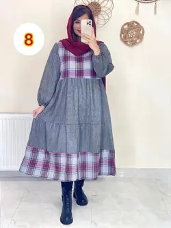 پیراهن پاییزه کد 4113