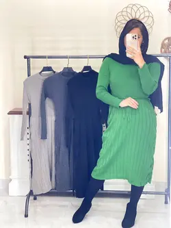 مانتو بافت دامنی کد 5108