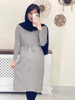 مانتو بافت دامنی کد 5108