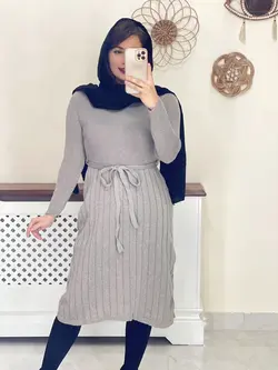 مانتو بافت دامنی کد 5108