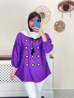 شومیز منگوله دار رها کد 3289