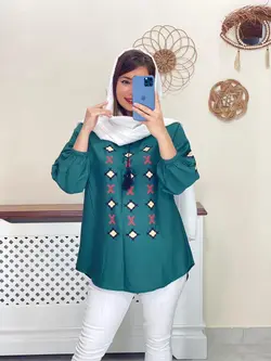 شومیز منگوله دار رها کد 3289