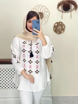 شومیز منگوله دار رها کد 3289