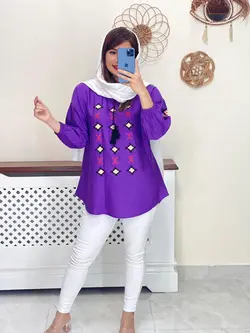 شومیز منگوله دار رها کد 3289