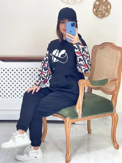 ست  هودی شلوار جاگر تو کرکی کد 2091