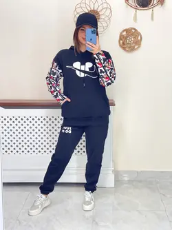 ست  هودی شلوار جاگر تو کرکی کد 2091