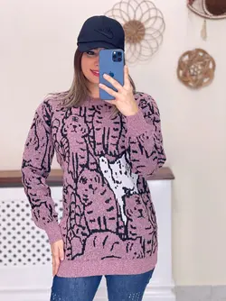 بافت طرح گربه کد 7119