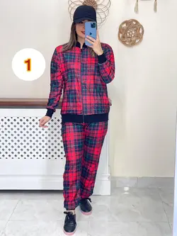 ست سویشرت شلوار مخمل کد 2092