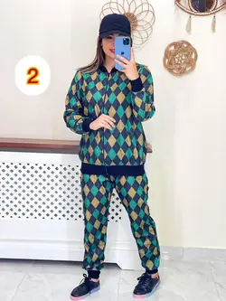 ست سویشرت شلوار مخمل کد 2092