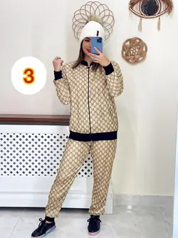 ست سویشرت شلوار مخمل کد 2092