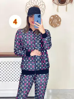 ست سویشرت شلوار مخمل کد 2092