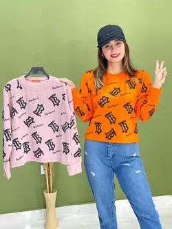 کراپ آستین دار دورس burberry کد 7126