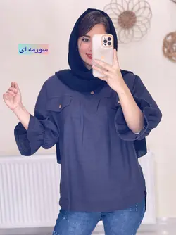 بلوز چهارخونه پاییزه کد 7111