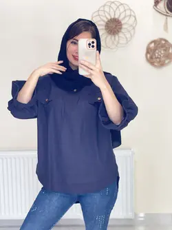 بلوز چهارخونه پاییزه کد 7111