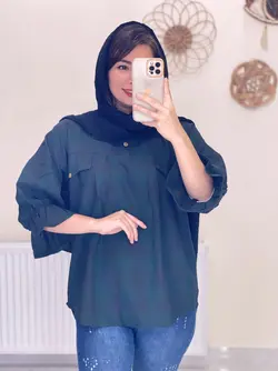 بلوز چهارخونه پاییزه کد 7111