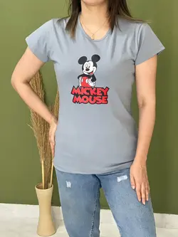 تیشرت طرح میکی موس کد 1136
