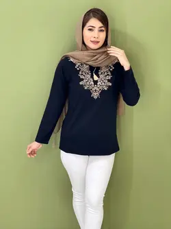 بلوز پنبه وفا کد 7132