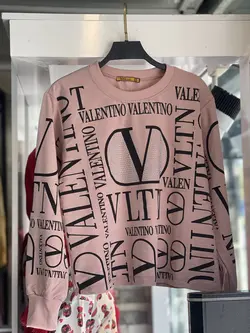 بلوز آستین دار طرح برند کد 7136