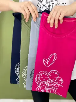 تیشرت لانگ خانواده شاد کد 1155