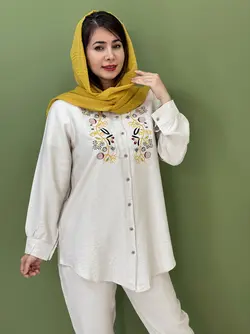 شومیز گلدوزی پروا کد 3297