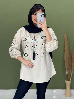 شومیز مانتویی مهرناز کد 3304